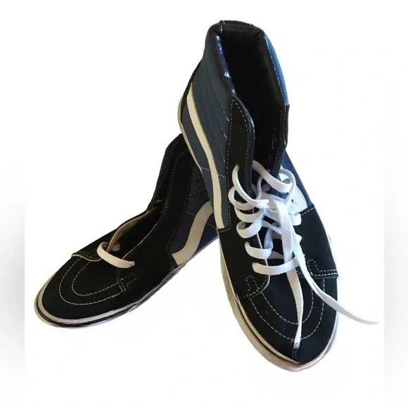 🆕 VANS SKATEBOARDING SK8 HI NAVY/WHITE SNEAKERS 👟 - Picture 4 of 11